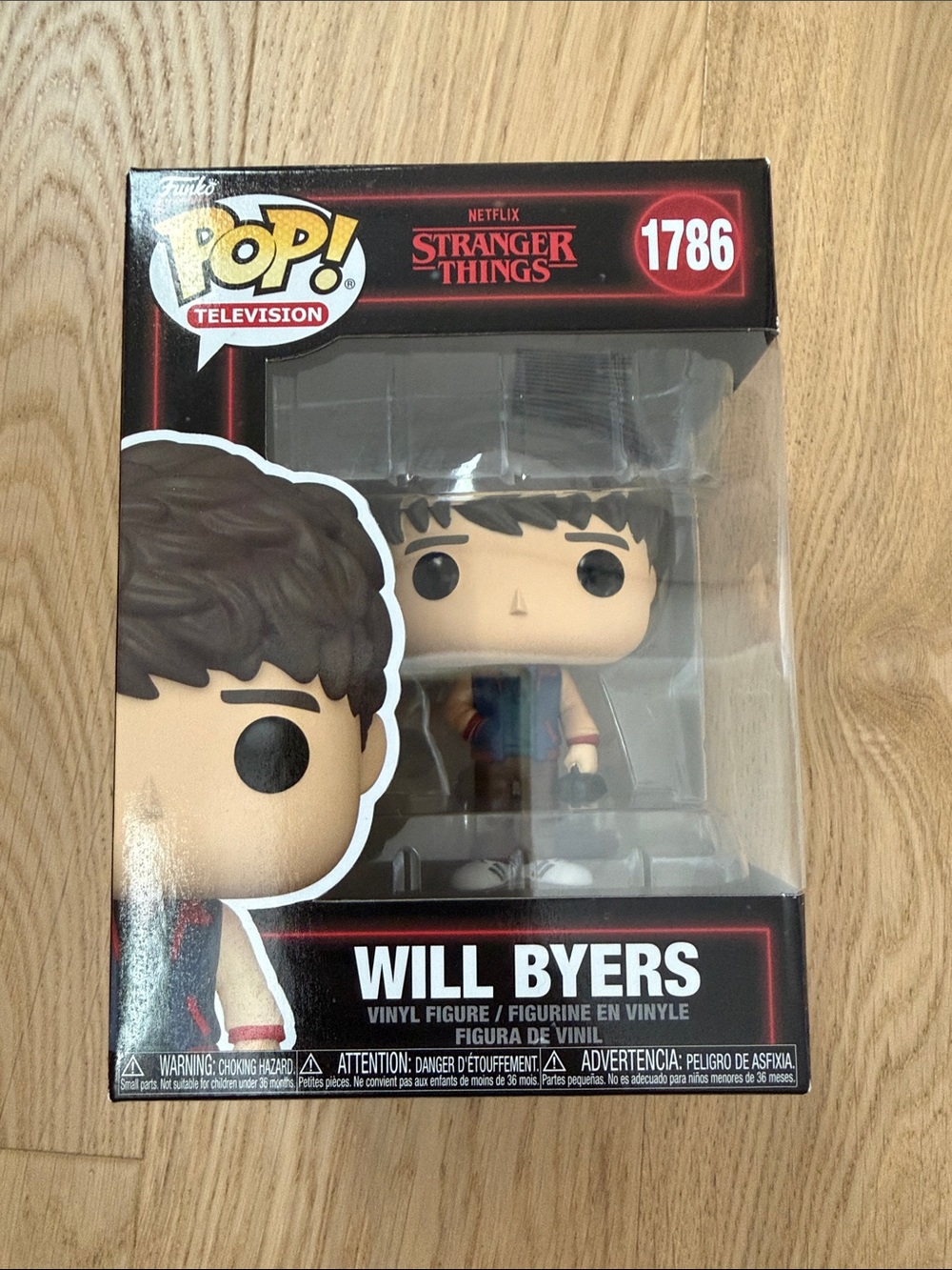 NIB Funko Pop! Will Byers Vinyl with Blue and Red Jacket